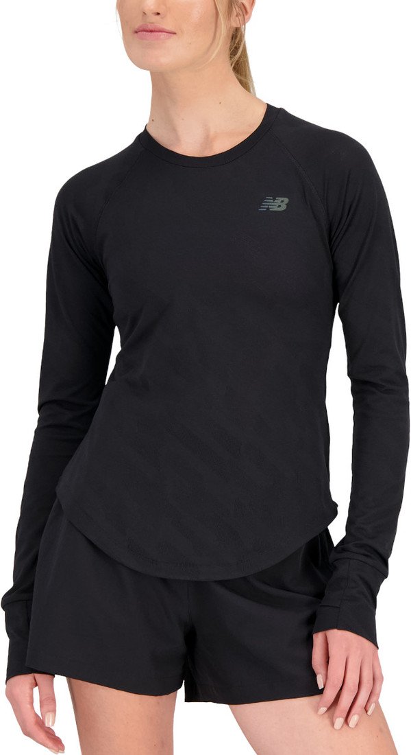 Triko s dlouhým rukávem New Balance Q Speed Jacquard Long Sleeve