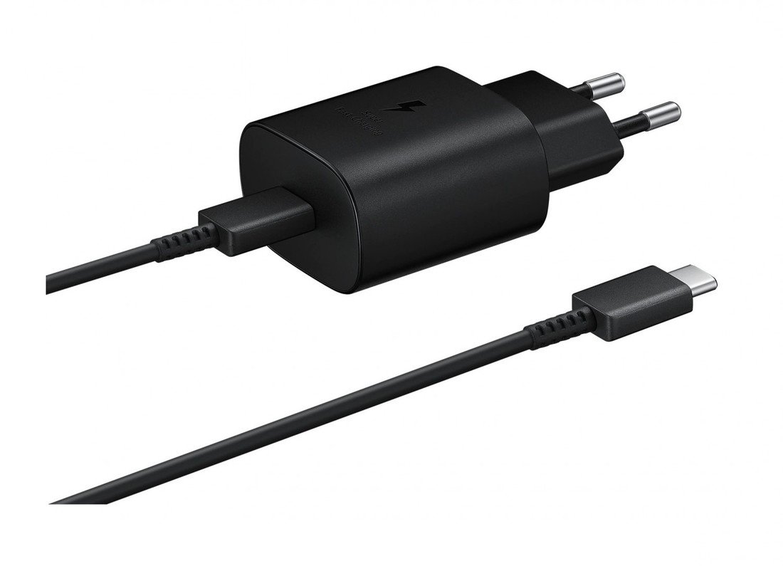 Originální USB-C (USB type-C) rychlonabíječka Samsung EP-T1510EBE + EP-DA705BBE černá 15W 91464