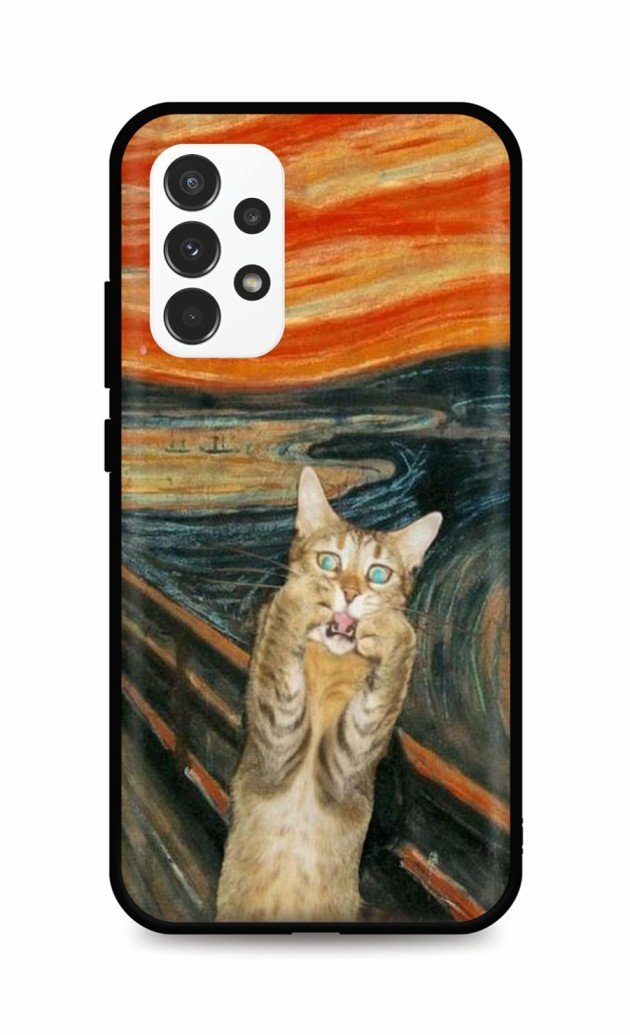 Kryt TopQ Samsung A23 5G Scared Cat 89344
