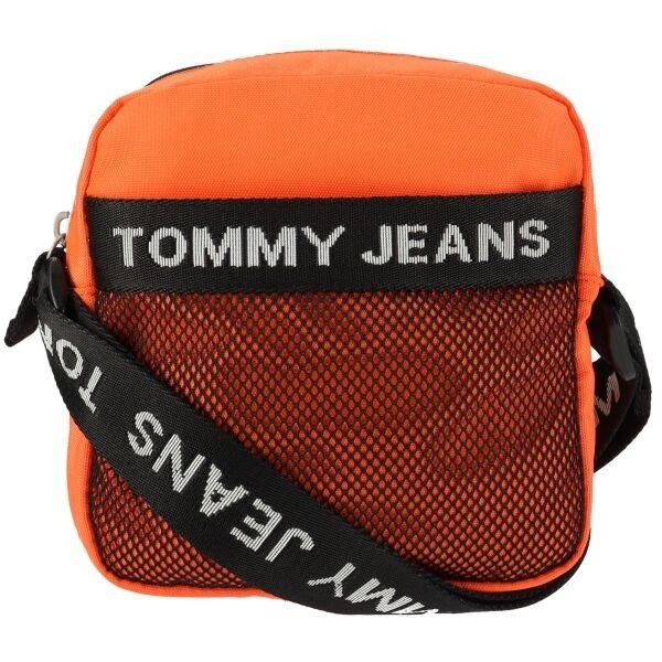 Tommy Hilfiger TJM ESSENTIAL SQUARE REPORTER Unisexová taška přes rameno, oranžová, velikost UNI