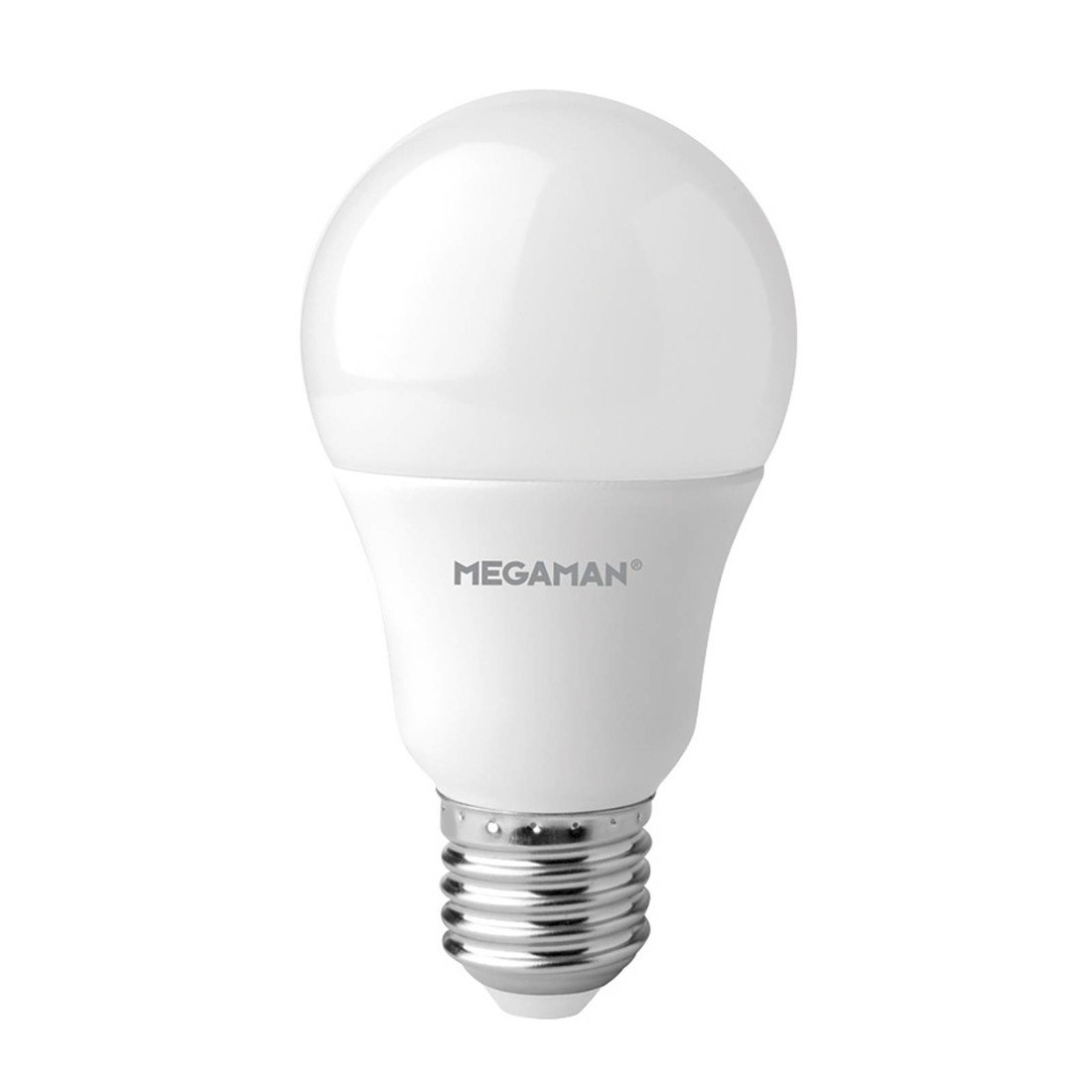 Megaman MEGAMAN E27 7W LED žárovka A60 810 lm 2 700K opál, plast, E27, 7W, Energetická třída: E, P: 10.9 cm