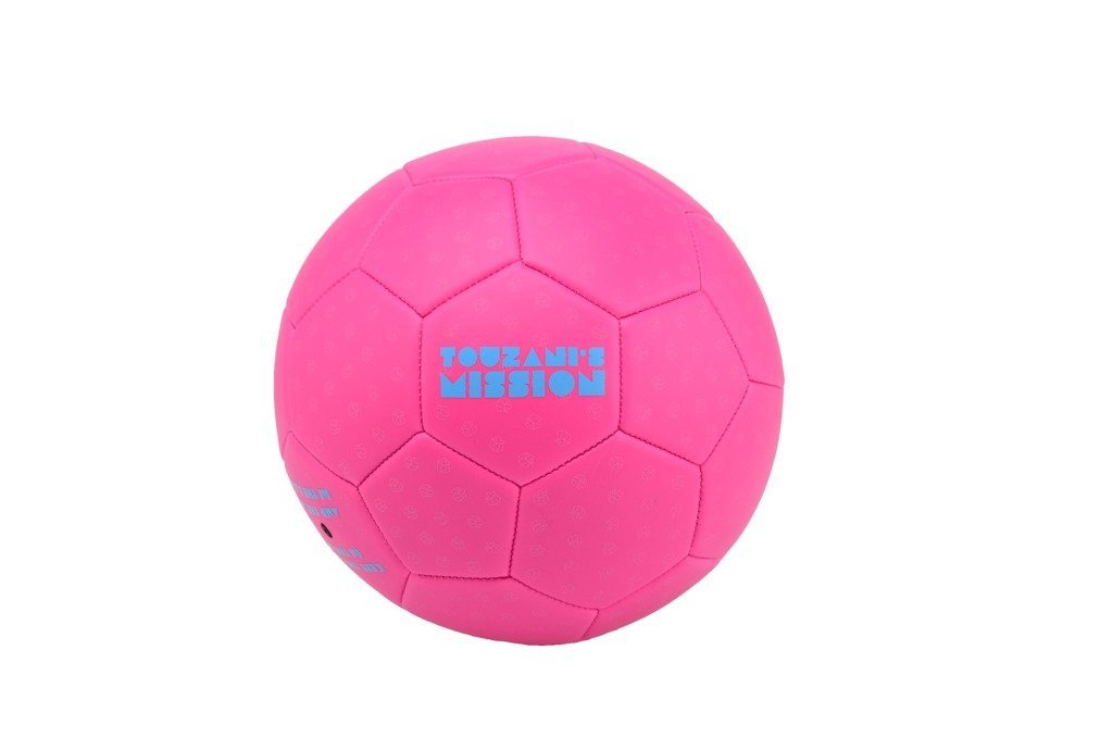 Fotbal míč šitý Sport Active velikost 5 růžový - Joie