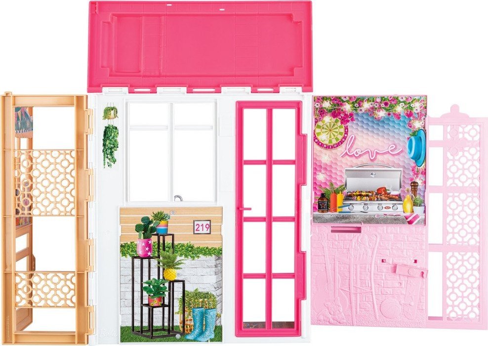 Barbie Prázdninový dům s panenkou - Alltoys