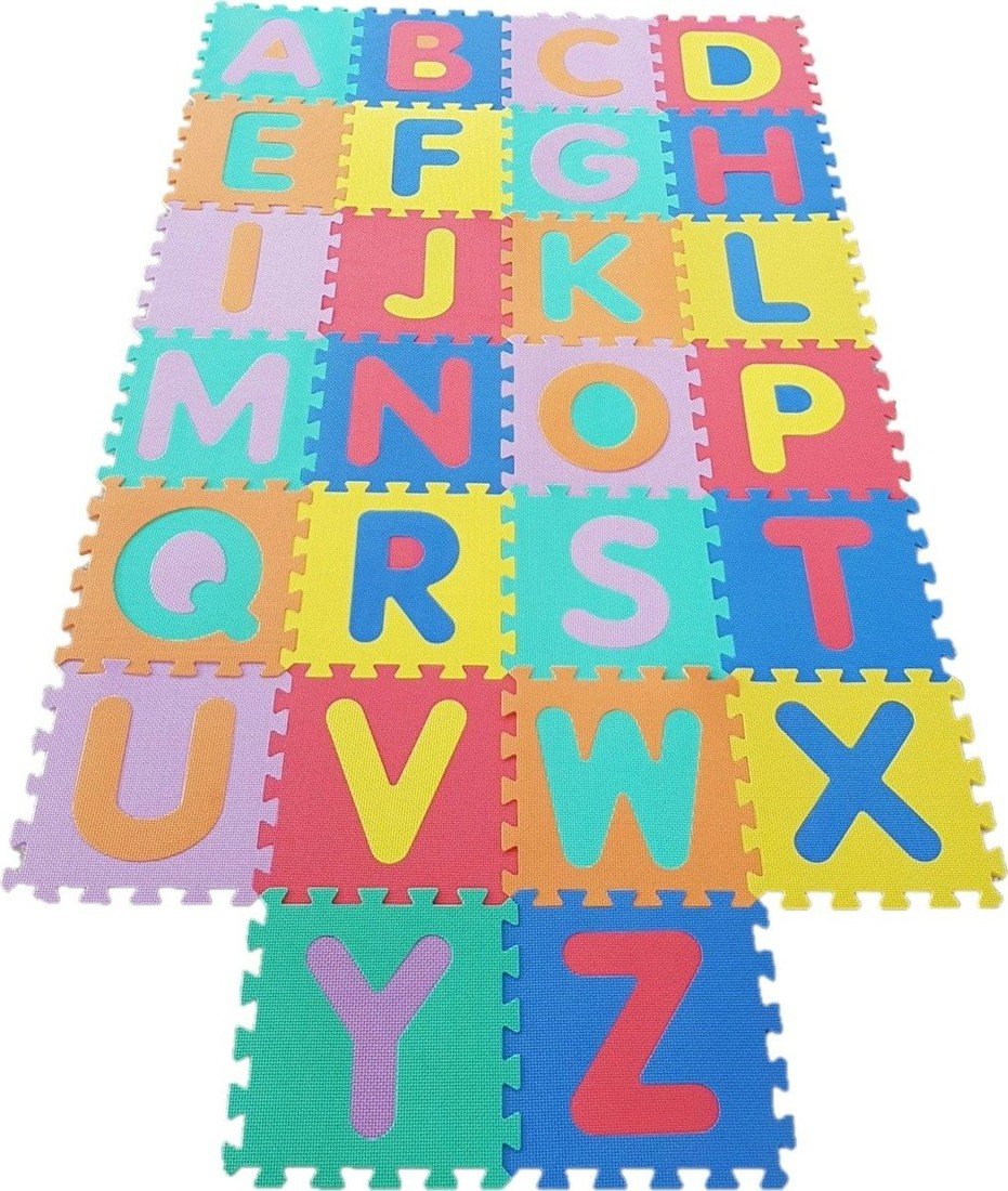 Pěnové puzzle abeceda 26 ks - Alltoys