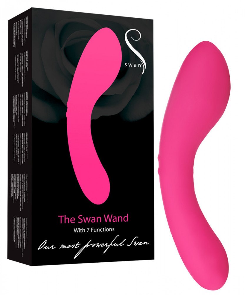 The Swan Wand - cordless massaging vibrator (pink)