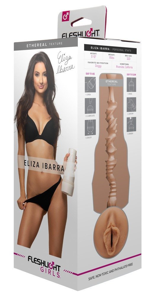 Fleshlight Eliza Ibarra Ethereal - realistic artificial pussy (natural)