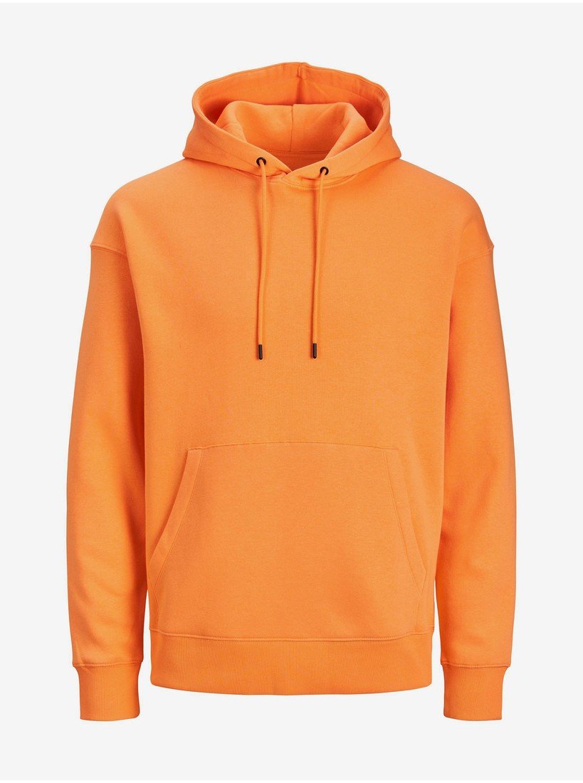 Oranžová pánská basic mikina s kapucí Jack & Jones Star - Pánské