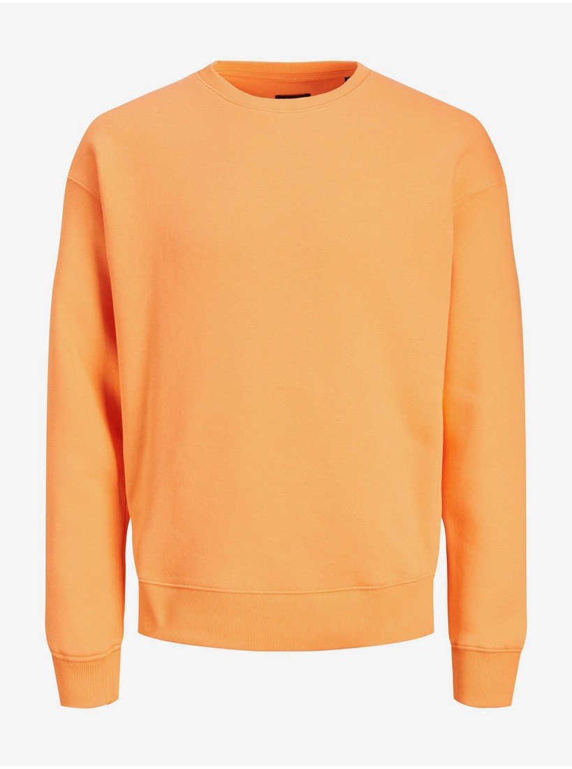 Oranžová pánská basic mikina Jack & Jones Star - Pánské