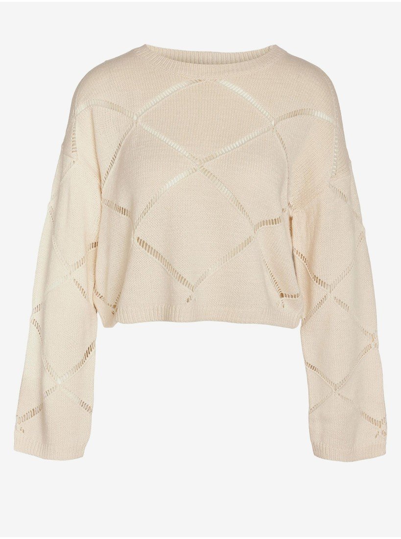 Krémový dásmký svetr Noisy May June - Dámské