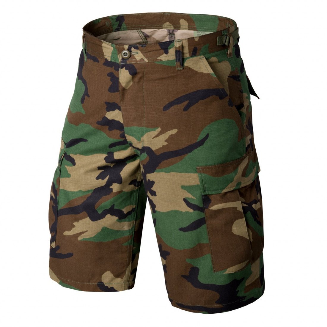 Kraťasy Helikon BDU PolyCotton Ripstop - woodland, M