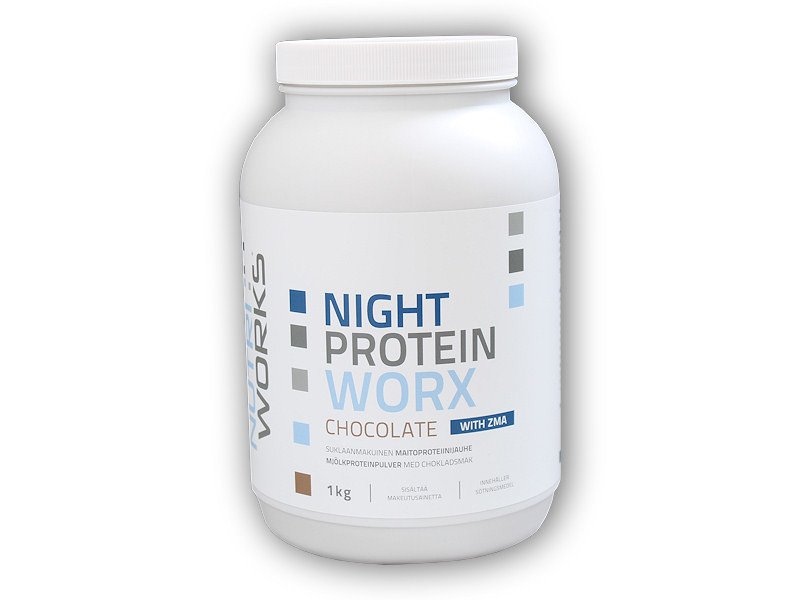 PROTEIN Nutri Works Night Protein Worx 1000g Varianta: čokoláda