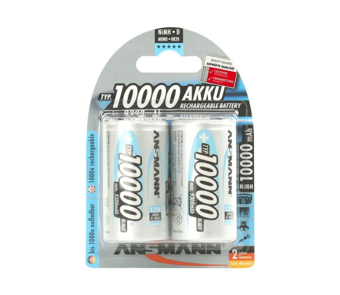 ANSMANN Ansmann 06549 Mono D - 2ks nabijecí baterie D NiMH/1,2V/1000mAh