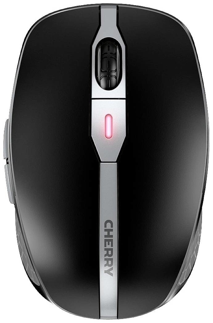 CHERRY JW-9100-2 Wi-Fi myš bezdrátový, bezdrátový, Bluetooth® optická černá/stříbrná 6 tlačítko 2400 dpi