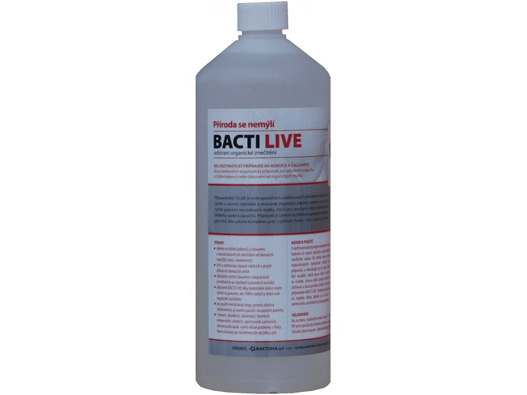 Bacti LIVE - Bakterie na koberce a čalounění 1 L