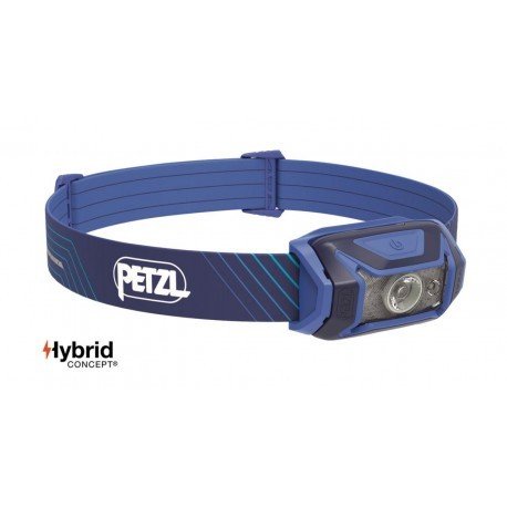 Petzl Tikka CORE Hybrid dobíjecí čelovka s akumulátorem CORE / lze i na baterie Modrá