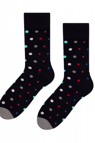 More Mix Dots 139-051 tmavě modré Pánské ponožky 39/42 tmavě modrá