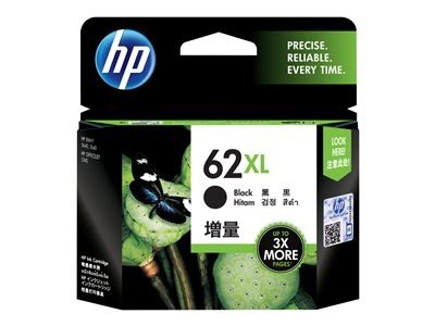 HP 62XL Black Ink Cartridge, C2P05AE#301