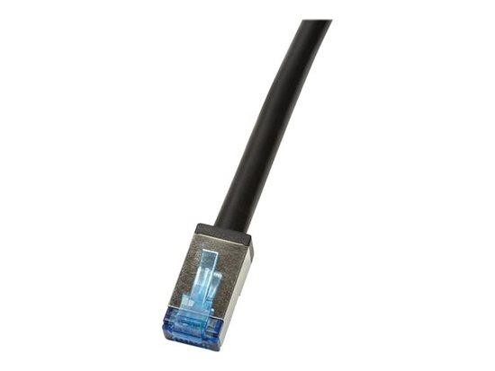 LOGILINK CQ7093S LOGILINK - Outdoor patch cable CAT.6A S/FTP PVC+PE, black, 10m