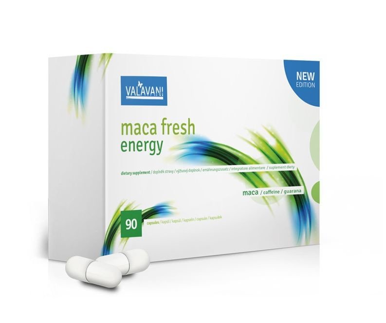 VALAVANI Maca fresh energy 90 kapslí