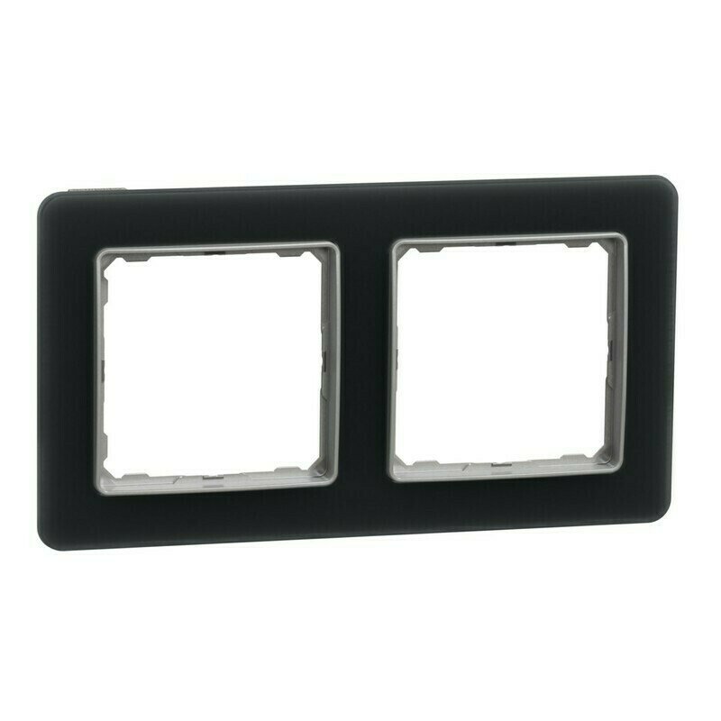 Rámeček Schneider Sedna Design dvojnásobný sklo kouřové