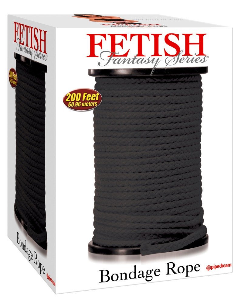 Fetish Bondage rope - 60m (black)