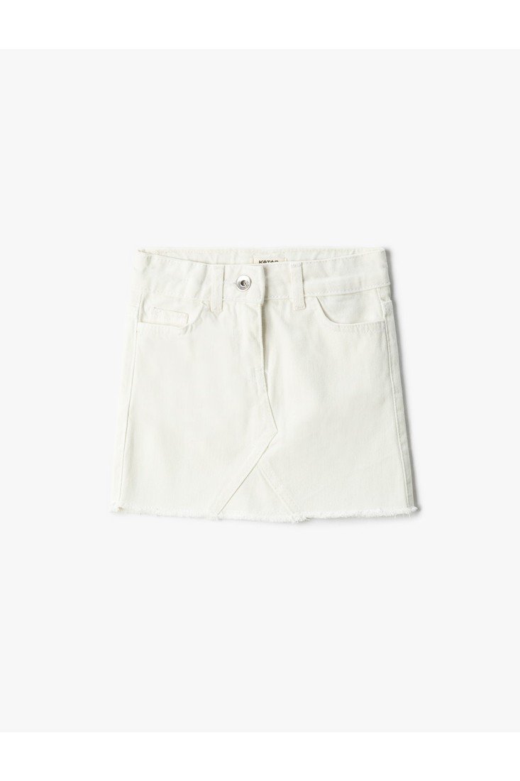 Koton Skirt - Ecru - Mini