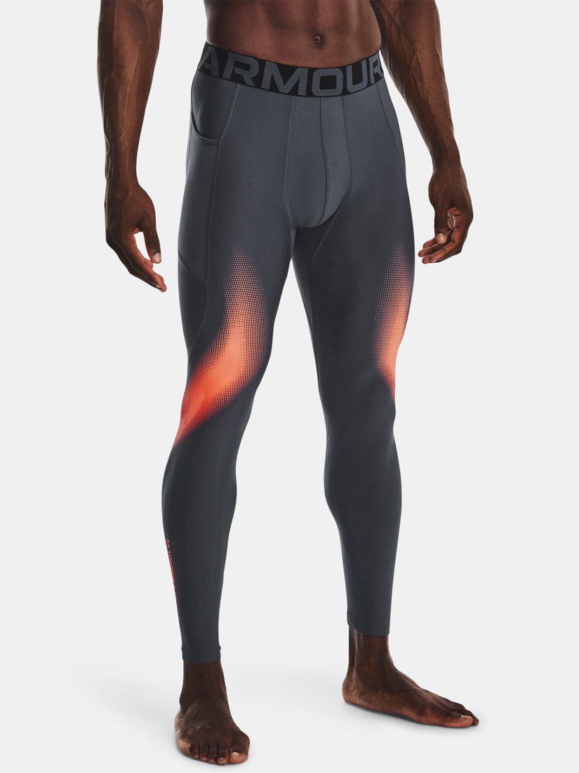 Under Armour Legíny UA HG Armour Novelty Lgs-GRY - Pánské