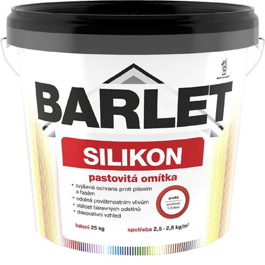 Barlet silikon zrnitá omítka 1,5mm 25kg 5714