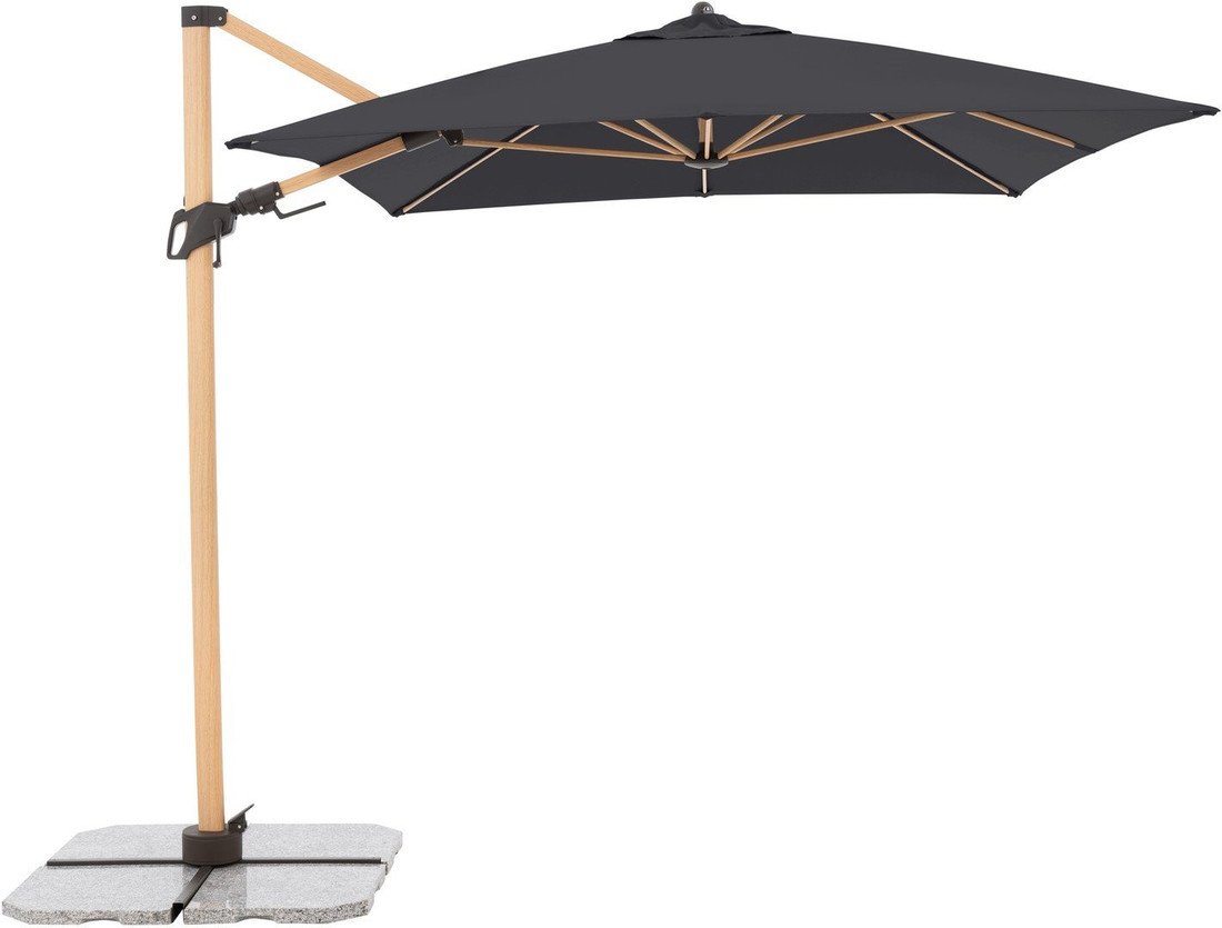 Doppler Slunečník Alu Wood AX 220x300 D-840 antracit