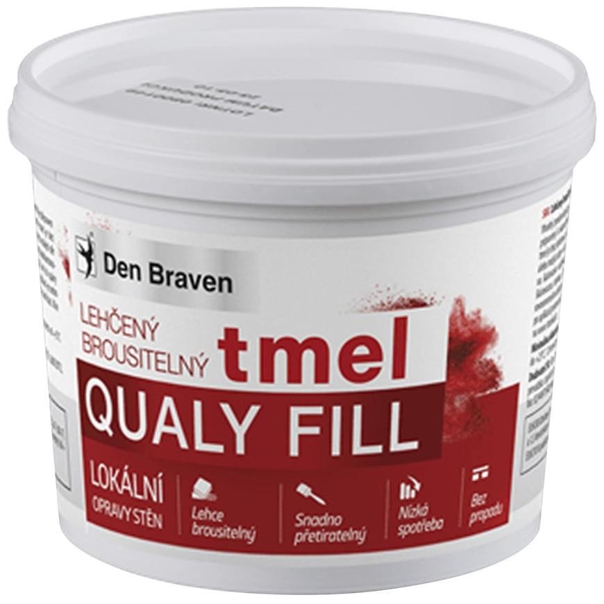 Lehčený brousitelný tmel Den Braven Qualy Fill 500 ml