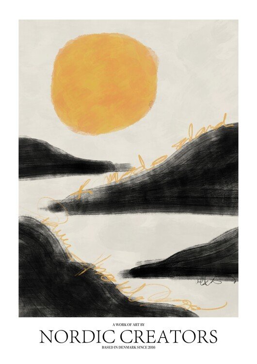 Nordic Creators Ilustrace Sunrise, Nordic Creators, (30 x 40 cm)