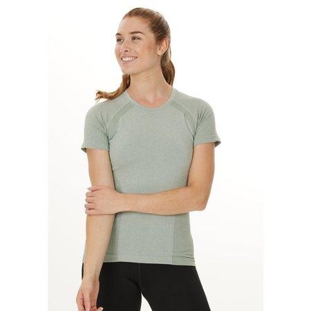 Endurance Dámské běžecké tričko Halen W Seamless S/S Tee, desert, green, L / XL