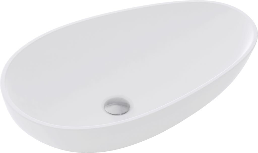 MEXEN Nora umyvadlo na desku z konglomeratu 60 x 36 cm, bílá 23056001