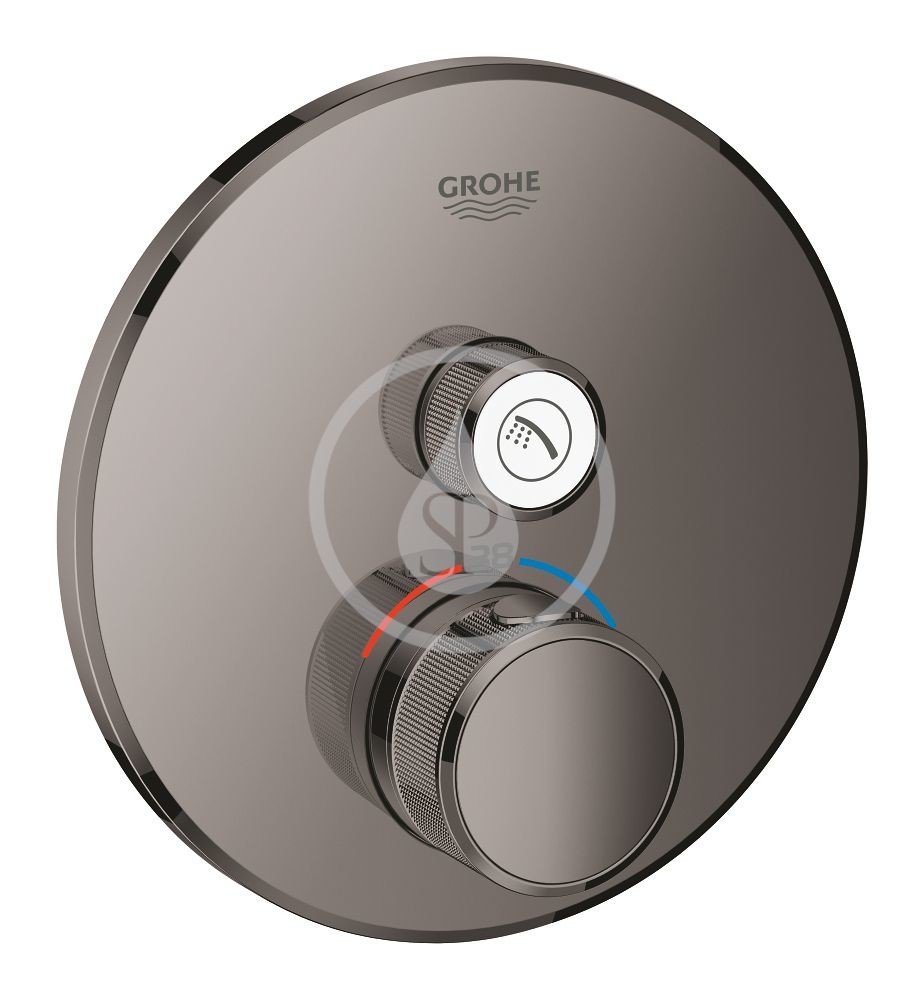 GROHE Grohtherm SmartControl Termostatická sprchová baterie pod omítku s jedním ventilem, Hard Graphite 29118A00