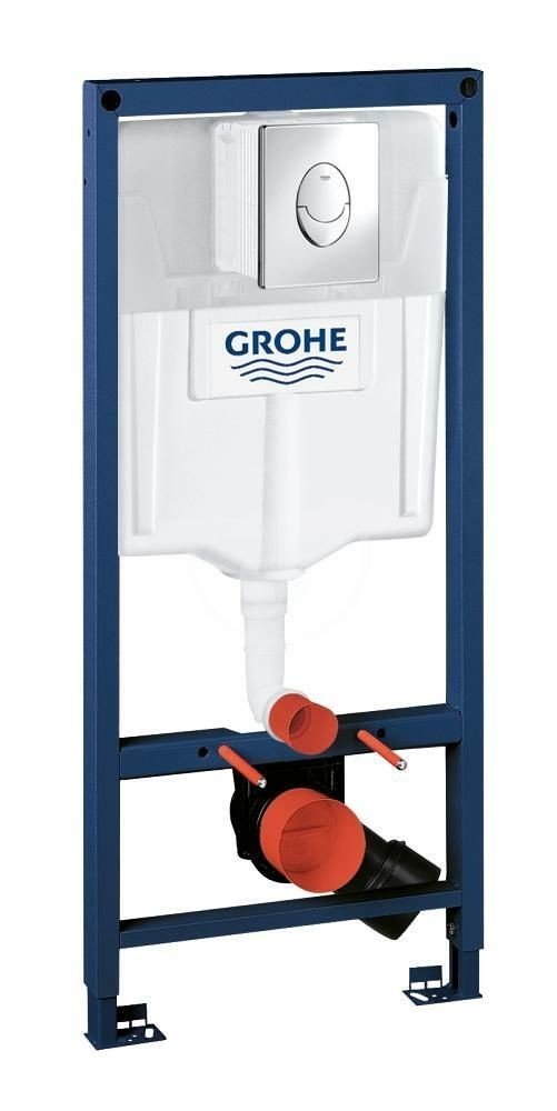 GROHE Rapid SL Předstěnová instalace pro závěsné WC, tlačítko Skate Air, chrom 38763001