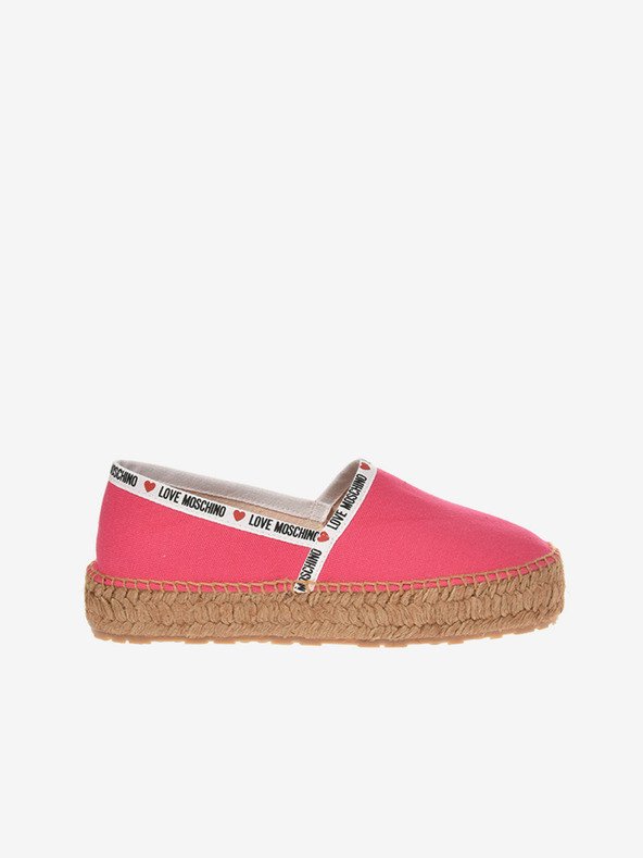 Love Moschino Espadrilky Růžová