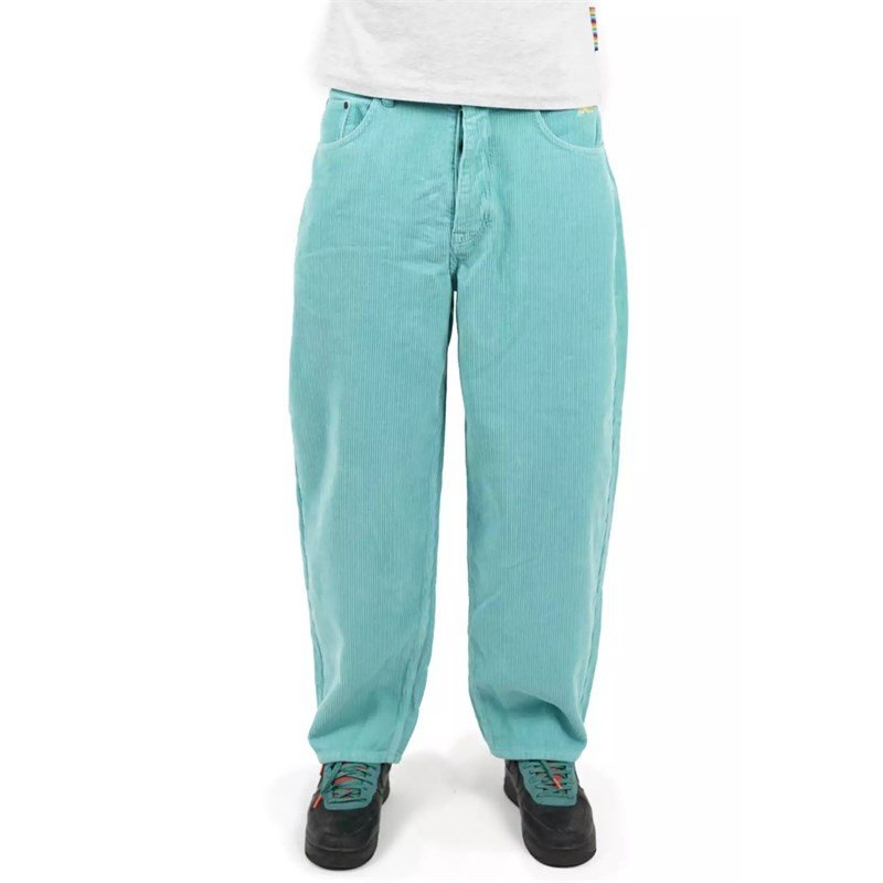 kalhoty HOMEBOY - X-Tra Baggy Cord Ice Blue-38 (ICE BLUE-38) velikost: 27/30