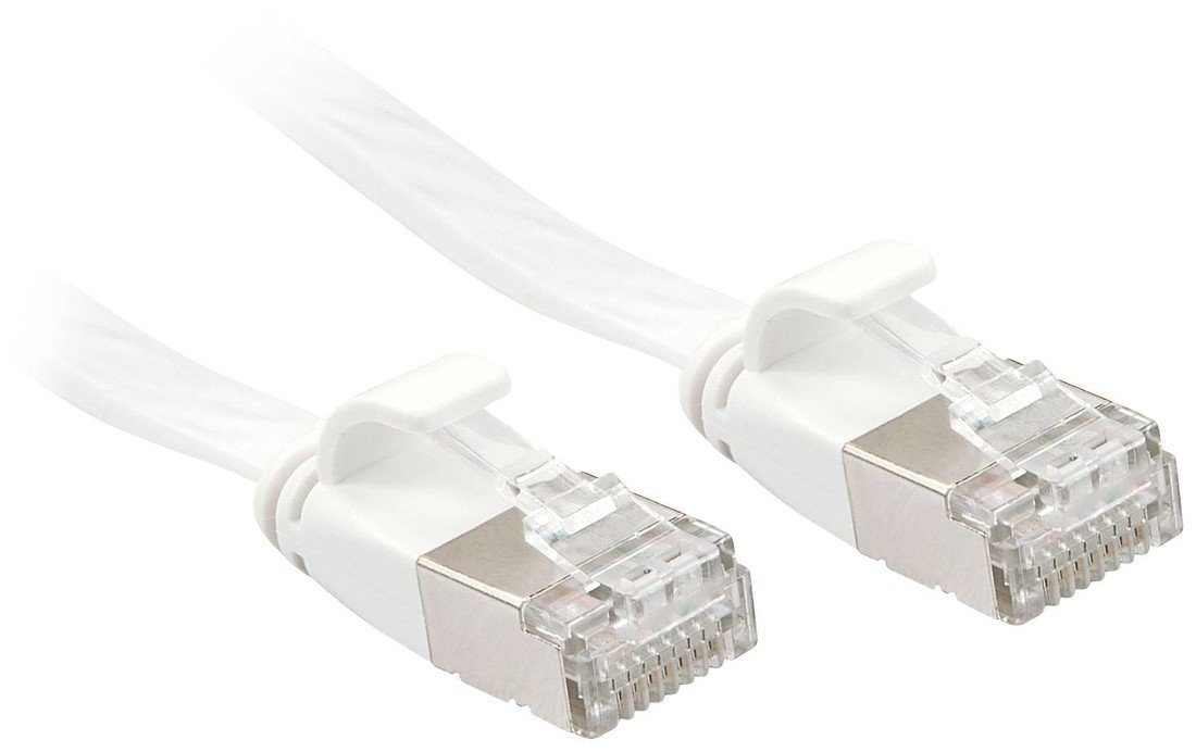 LINDY 47545 RJ45 síťové kabely, propojovací kabely CAT 6A U/FTP 10.00 m bílá  1 ks