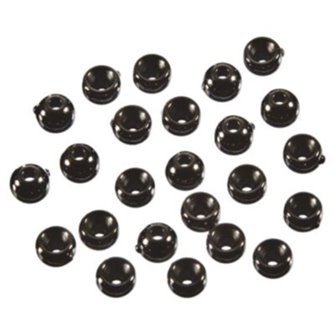 Giants fishing Hlavička černá - beads black 100ks|2.8mm