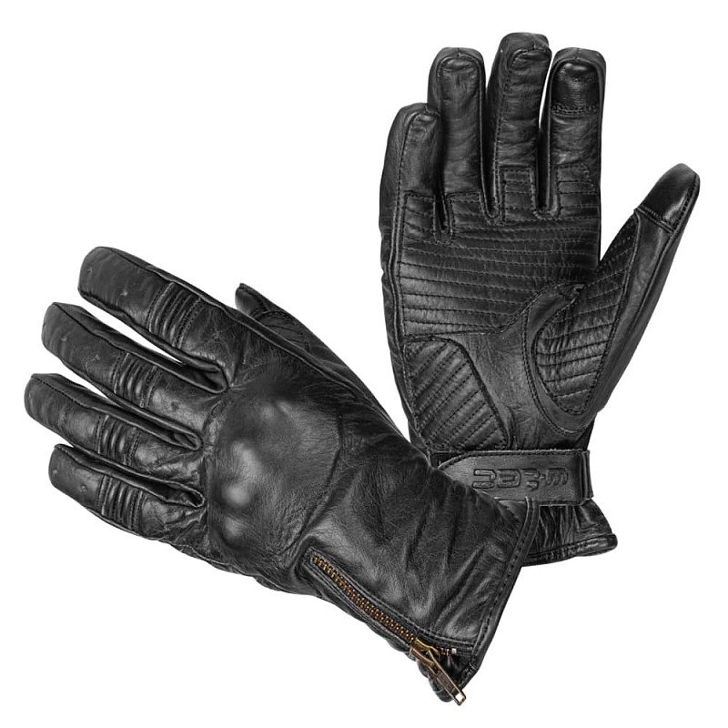 Moto rukavice W-TEC Inverner Barva tmavě hnědá, Velikost L