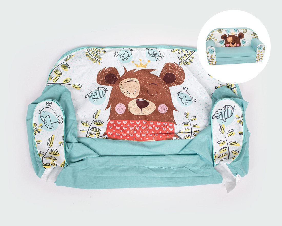 Ourbaby sofa case - sleeping teddy Pohovka Dvoumístná 34526