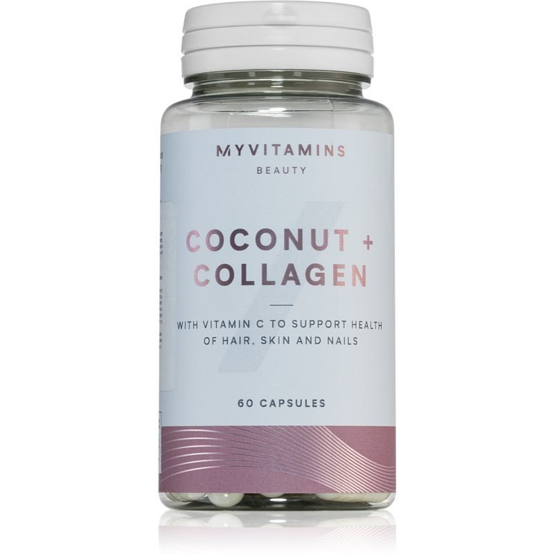 MyVitamins Coconut & Collagen kapsle pro rozjasnění pleti 60 cps