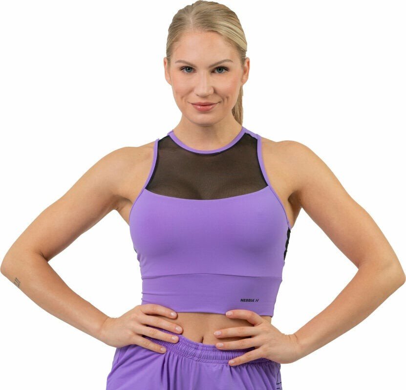 Nebbia FIT Activewear Padded Sports Bra Lila S