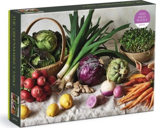 GALISON Puzzle Stůl na Zeleninovém trhu 1500 dílků