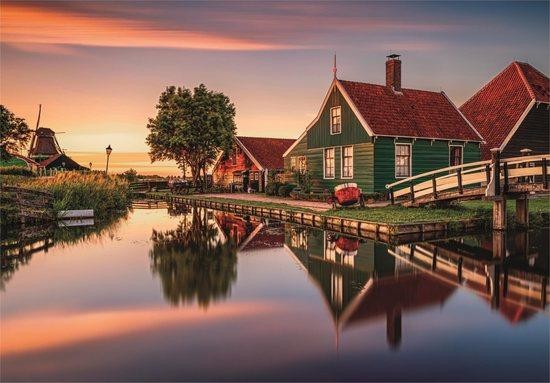 CLEMENTONI Puzzle Vesnice Zaanse Schans 1500 dílků