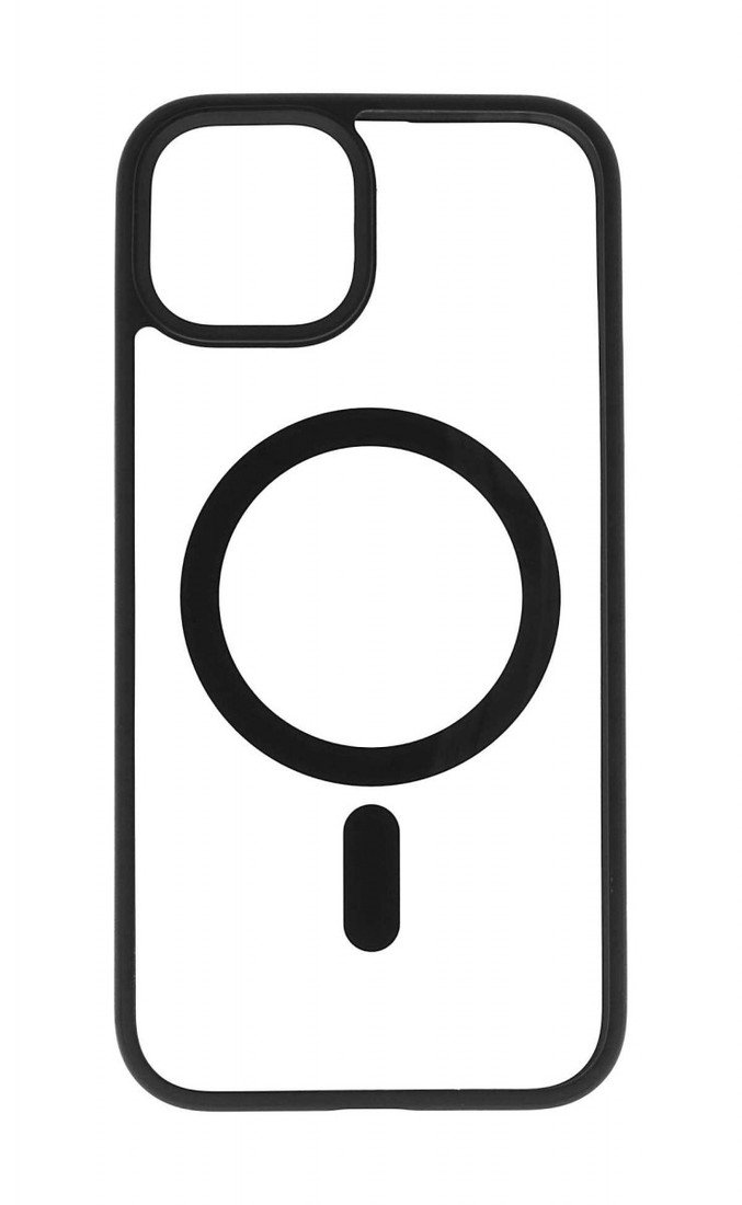 Kryt IDEAR Magsafe iPhone 14 s černým rámečkem 91536
