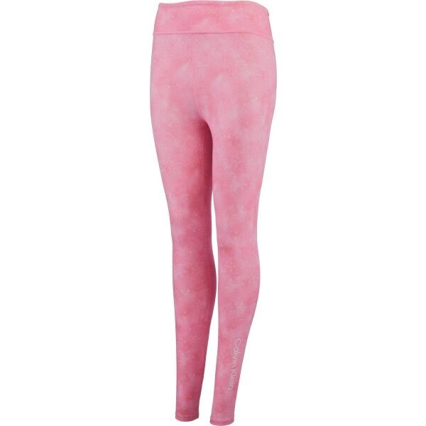 Calvin Klein TIGHT FULL LENGHT Dámské legíny, růžová, velikost L