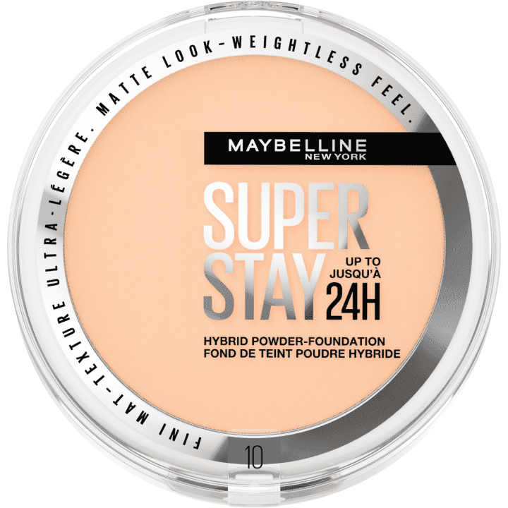 Maybelline New York SuperStay 24H Hybrid Powder-Foundation 10 make-up v pudru, 9 g