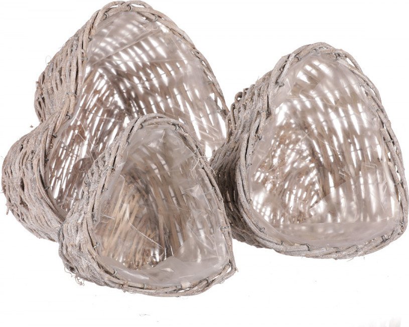 Autronic Obal proutěný - réva bělená sada 3ks AB2187