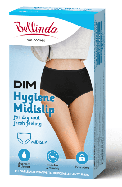 Bellinda 
HYGIENE MIDISLIP - Women's hygienic panties with a higher waist - black